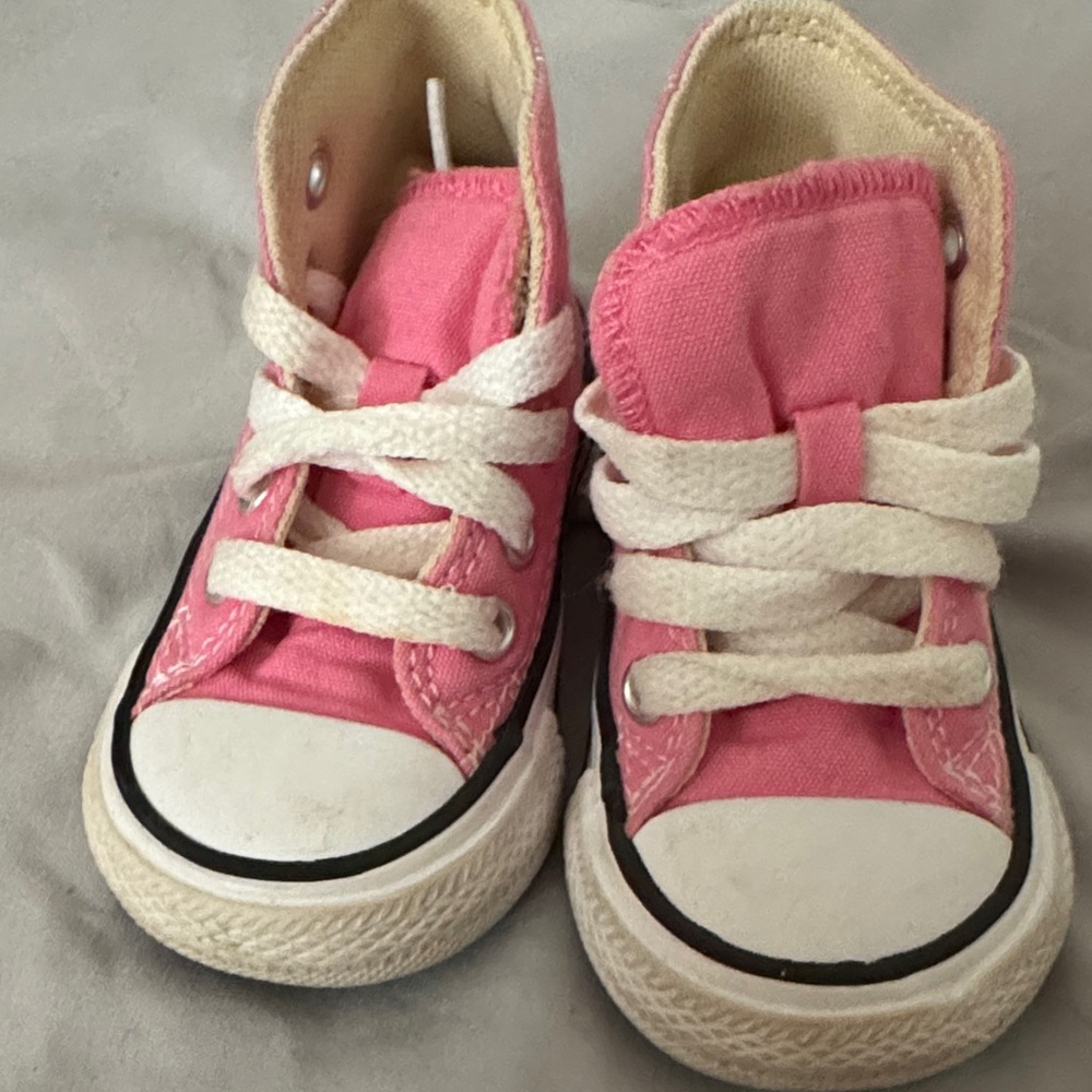 Converse Pink High-Top Sneakers